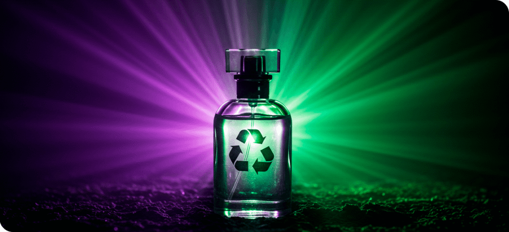 Perfumes Veganos Femininos: As Melhores Fragrâncias Éticas de 2025 4 Perfumes veganos femininos em embalagem sustentável 2025