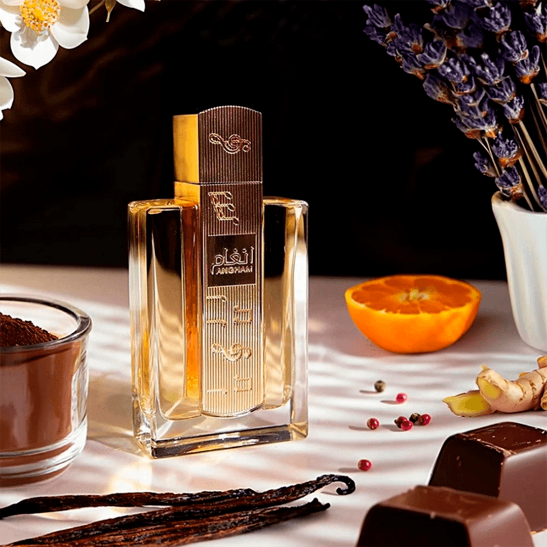 Frasco de Angham Lattafa Eau de Parfum 100ml