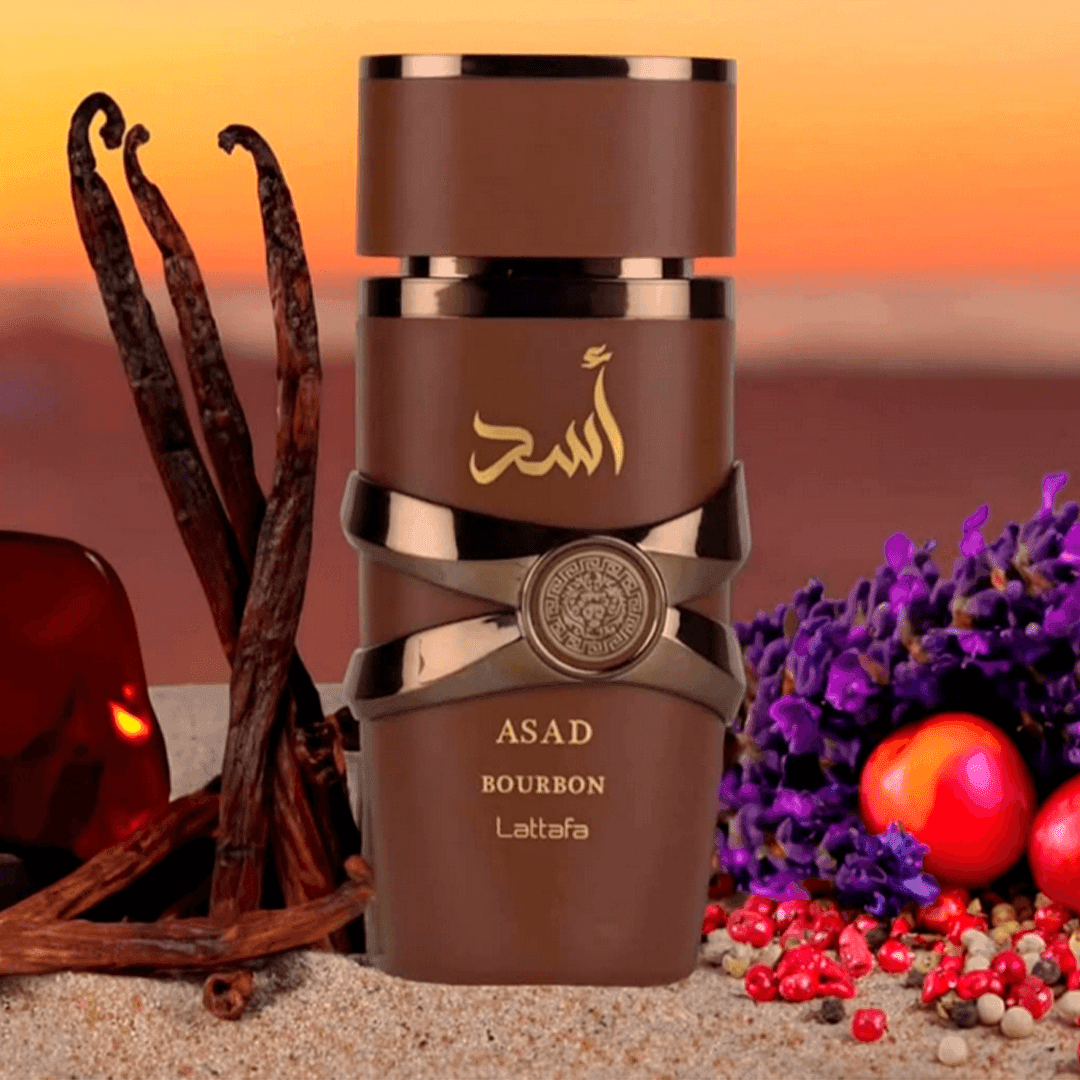 Asad Bourbon Lattafa Perfume Árabe Masculino Eau de Parfum