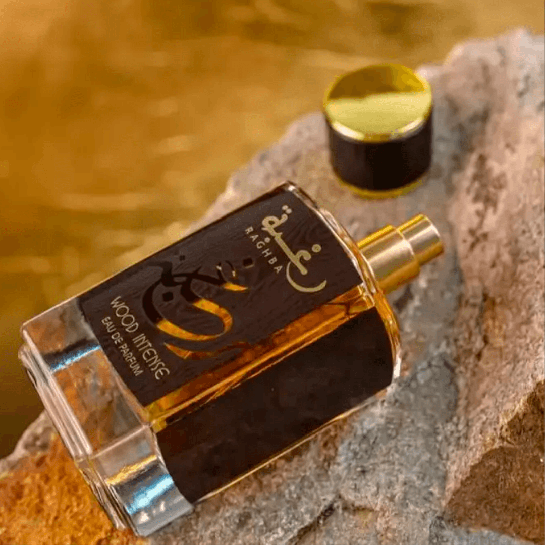 Raghba Wood Intense Lattafa Perfume Árabe Masculino Eau de Parfum