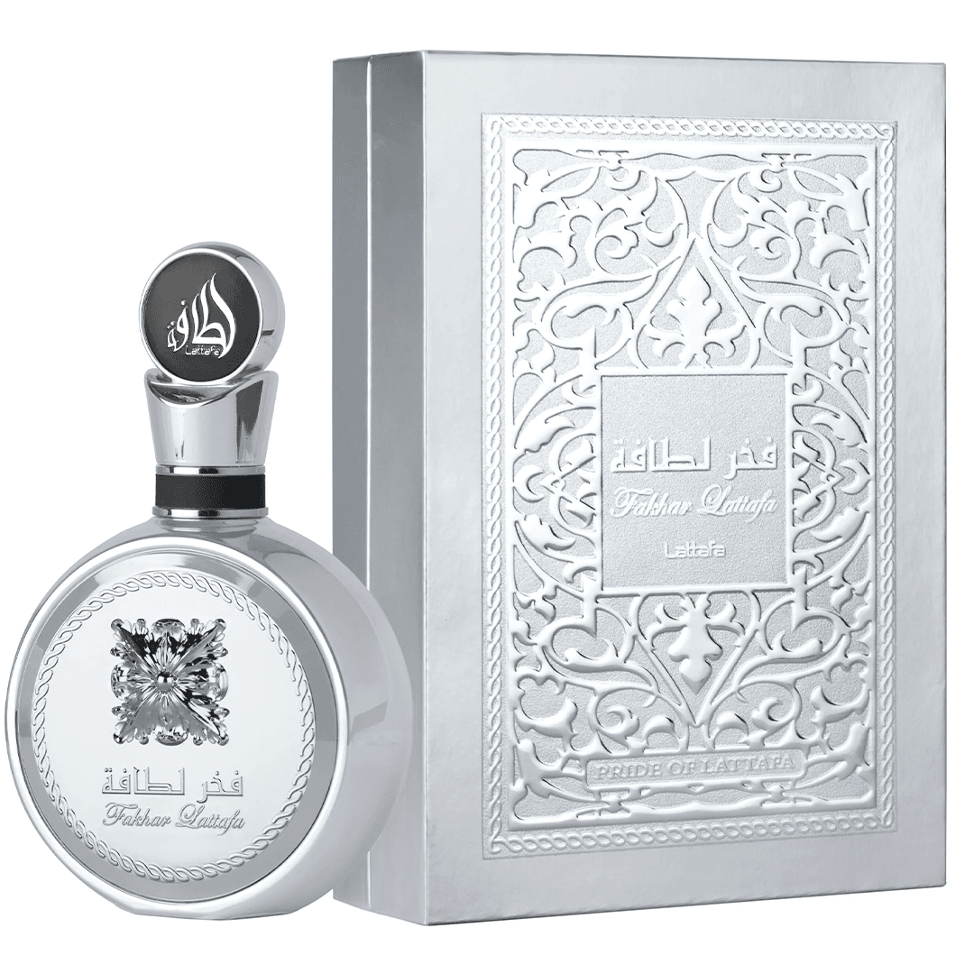 Fakhar Platin Lattafa Perfume Árabe Masculino Eau de Parfum
