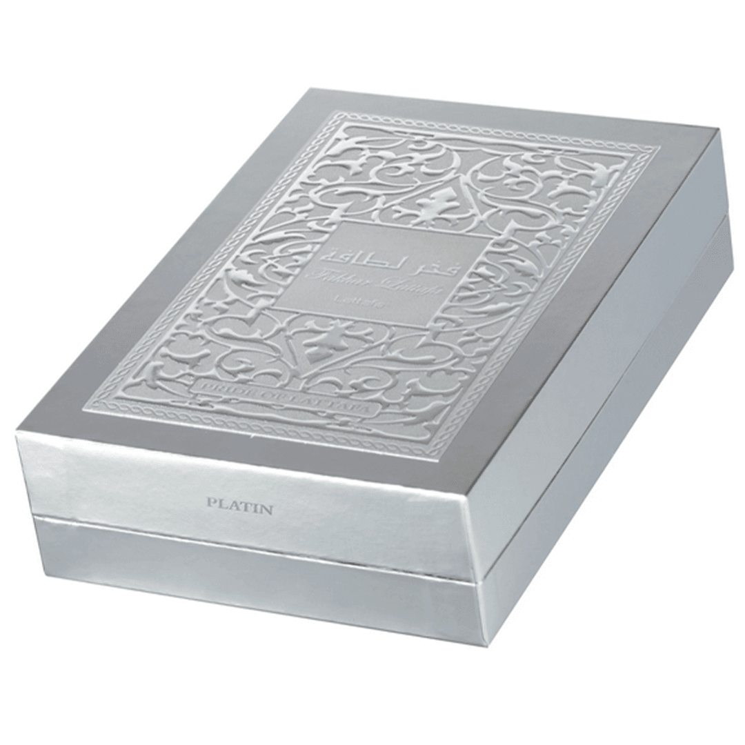 Fakhar Platin Lattafa Perfume Árabe Masculino Eau de Parfum