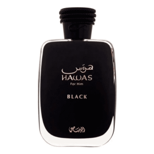 Hawas Black Rasasi Perfume Árabe Masculino Eau de Parfum