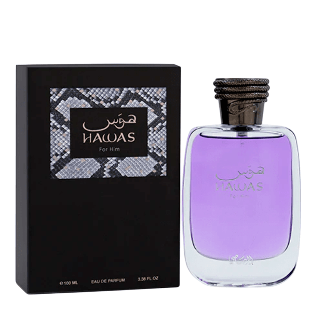 Hawas For Him Rasasi Perfume Árabe Masculino Eau de Parfum