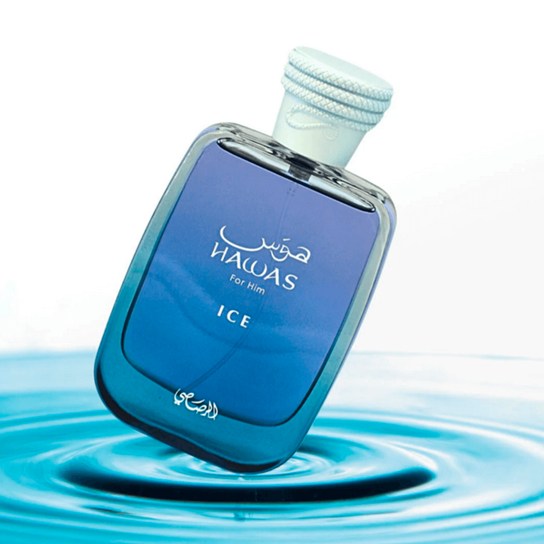 Hawas Ice Rasasi Perfume Árabe Masculino Eau de Parfum