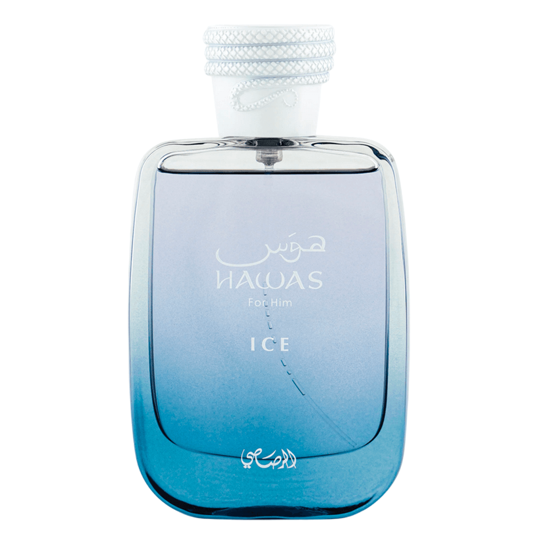 Hawas Ice Rasasi Perfume Árabe Masculino Eau de Parfum