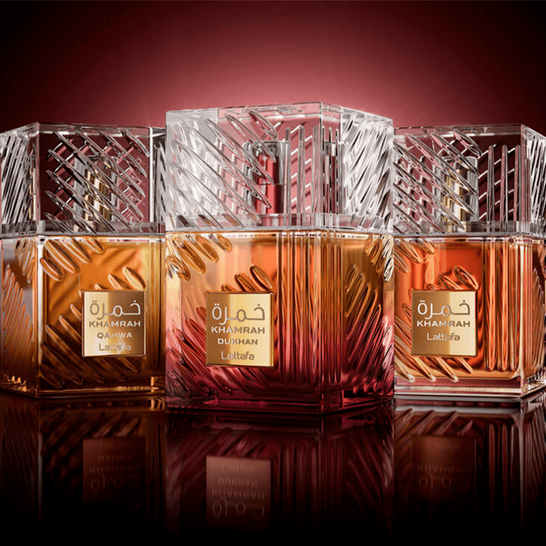 Khamrah Dukhan Lattafa Perfume Árabe Unissex Eau de Parfum