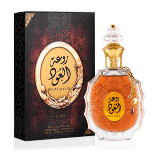 Rouat Al Oud Lattafa Perfume Árabe Masculino Eau de Parfum