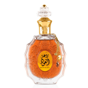 Rouat Al Oud Lattafa Perfume Árabe Masculino Eau de Parfum
