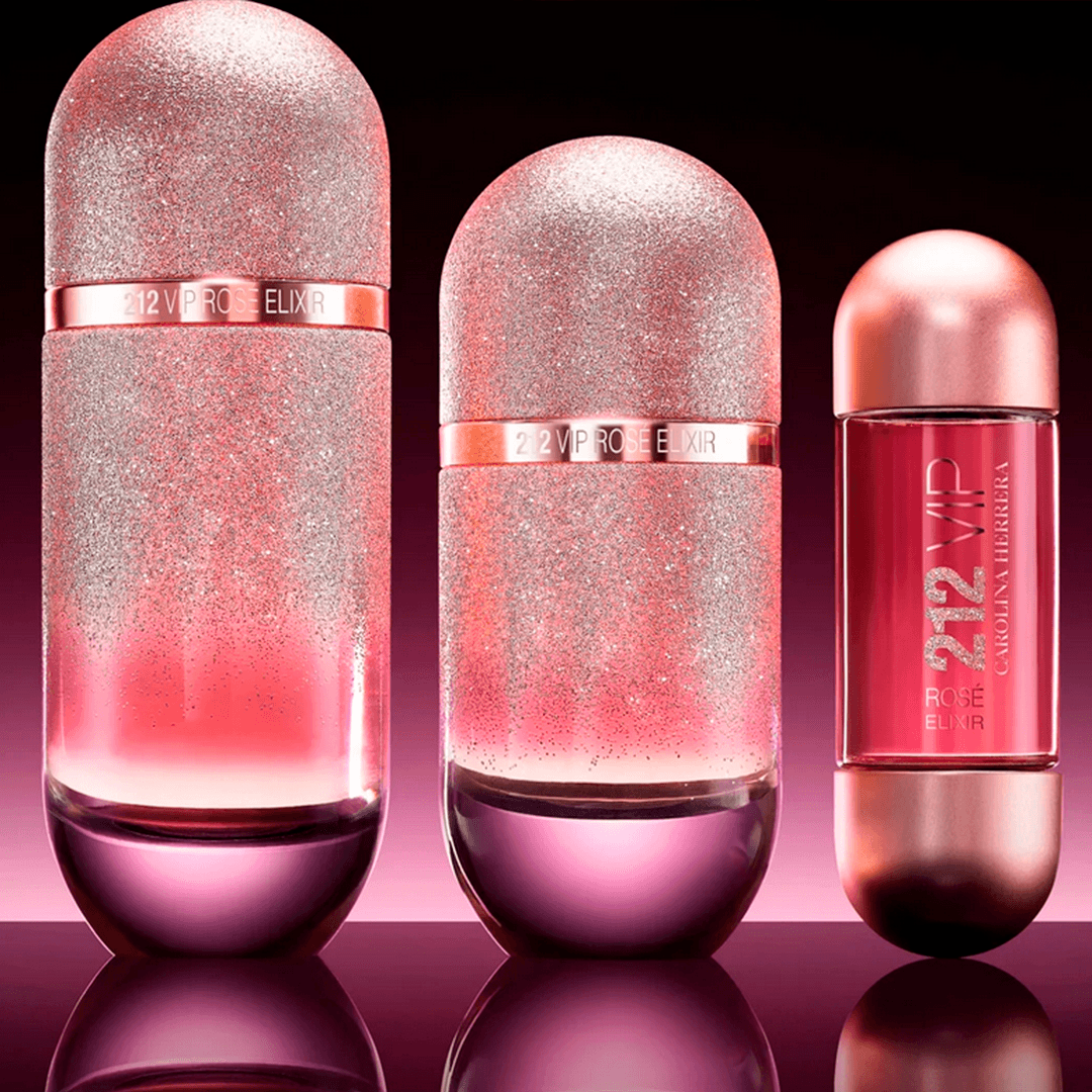 212 VIP Rosé Elixir Carolina Herrera Perfume Feminino EDP