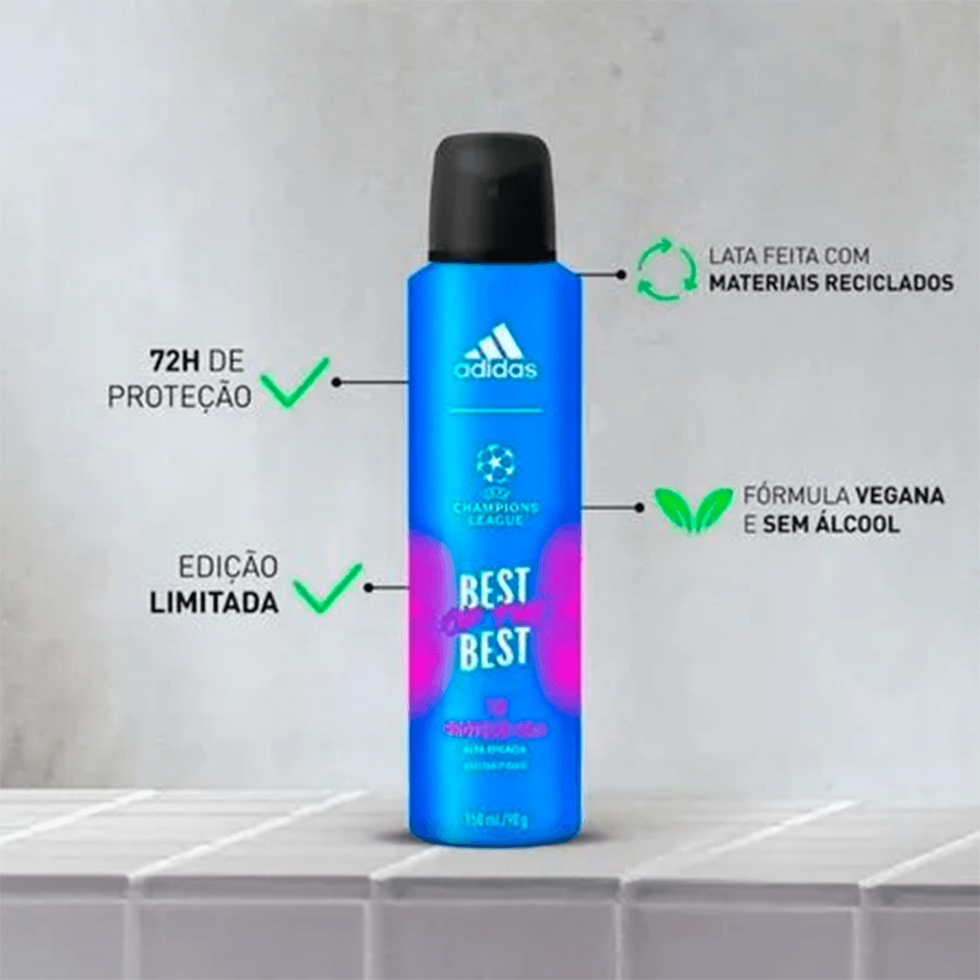 Uefa Best Of The Best Adidas Desodorante Masculino